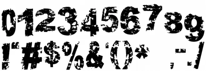 Crookiid veredgf Font OTHER CHARS