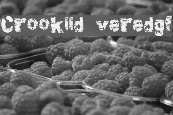 Crookiid veredgf Font examples