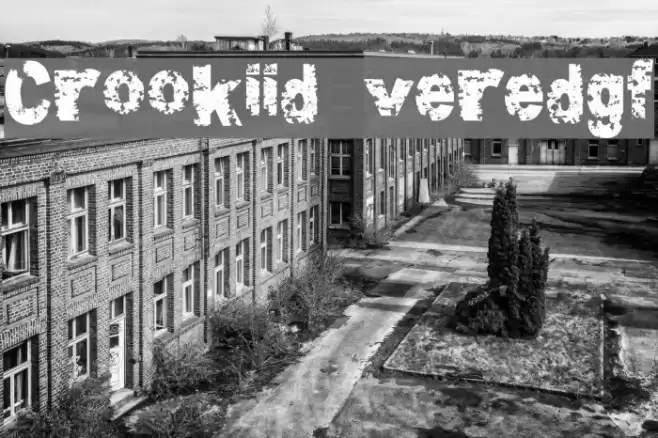 Crookiid veredgf Font examples