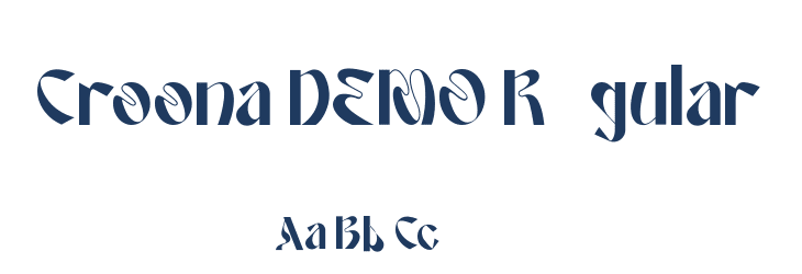 Croona DEMO Regular Font Preview