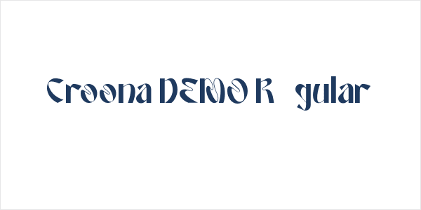 Croona DEMO Regular Logo