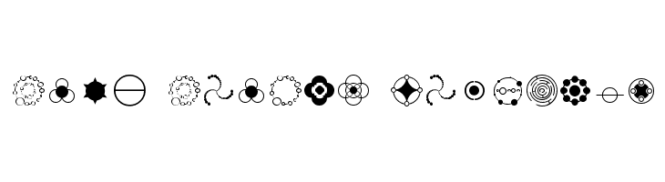 Crop Circle Dingbats  フリーフォントのダウンロード
