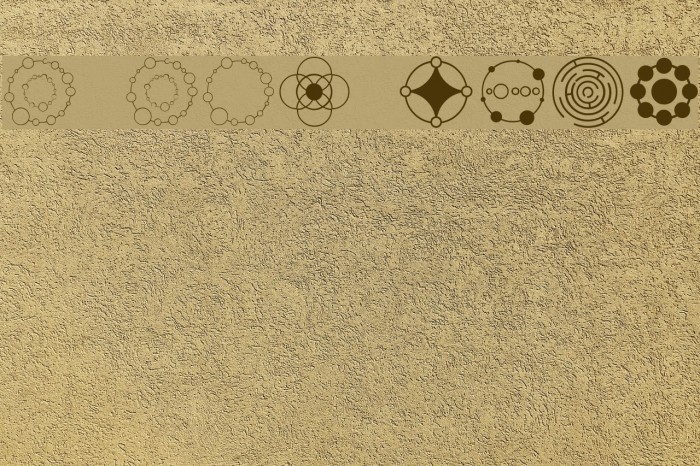 Crop Circle Dingbats Font examples