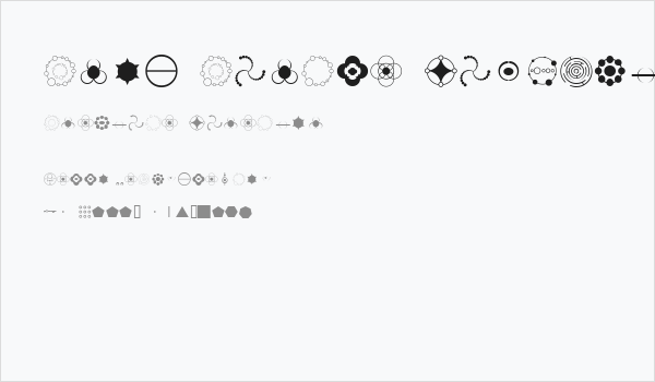 Crop Circle Dingbats Business Card