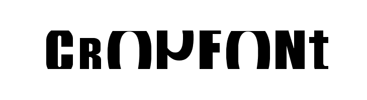 CropFont  Descarca Fonturi Gratis