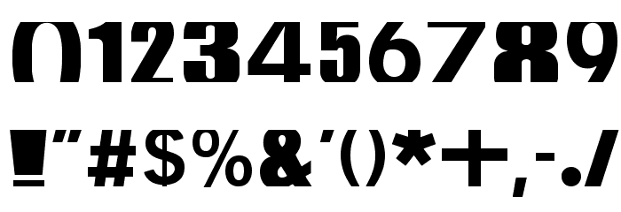 CropFont Font OTHER CHARS