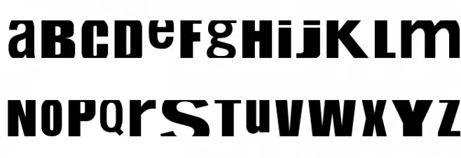 CropFont Fonte MAIÚSCULAS