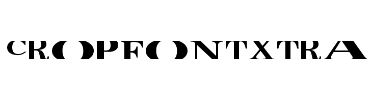 CropFontXtra  Frei Schriftart Herunterladen