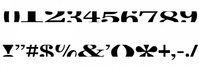 CropFontXtra Font OTHER CHARS