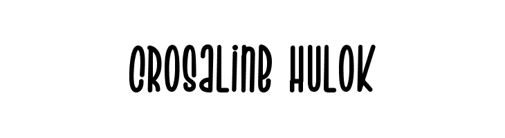 Crosaline Hulok  Frei Schriftart Herunterladen