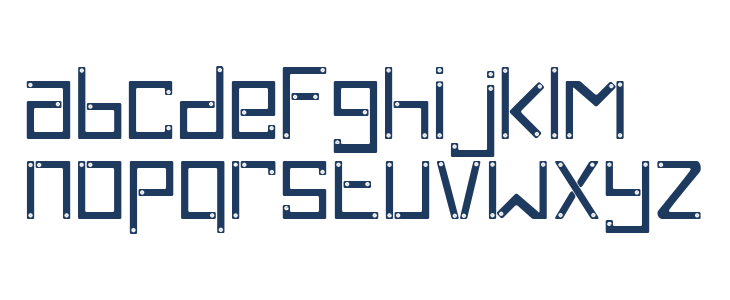 Cross Screw Lowercase