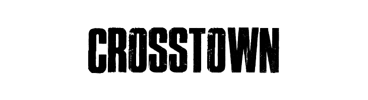 Cross Town  font caratteri gratis