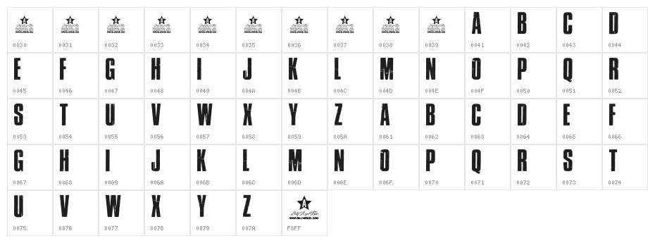 Cross Town Character Map