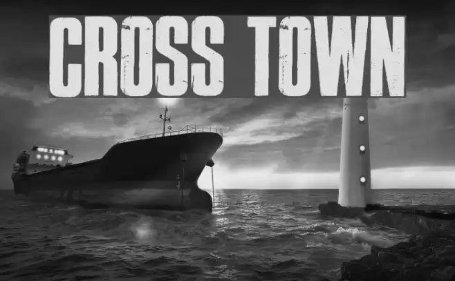 Cross Town Font examples