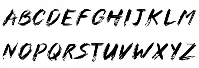 Cross X Шрифта ВЕРХНИЙ