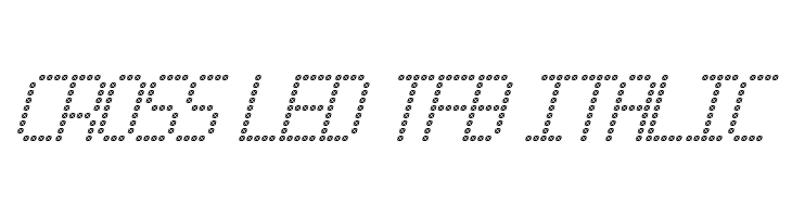 Cross led tfb Italic  Frei Schriftart Herunterladen