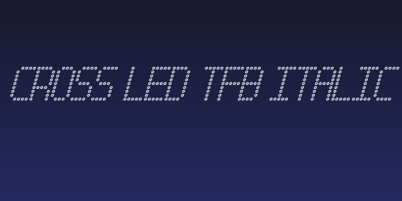 Cross led tfb Italic Social Header