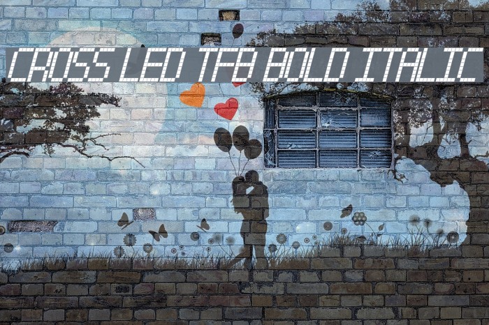 Cross led tfb bold Italic Example 2