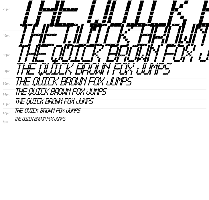 Cross led tfb bold Italic Waterfall