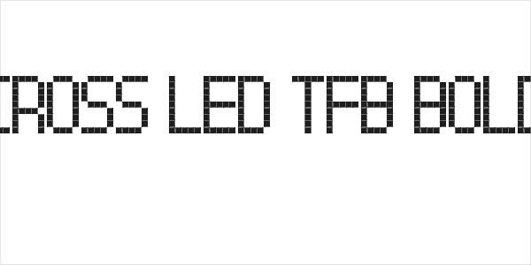 Cross led tfb bold Logo