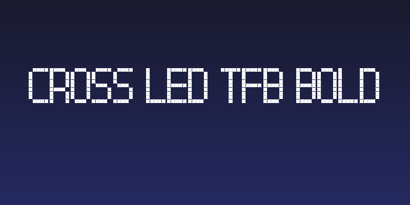 Cross led tfb bold Social Header