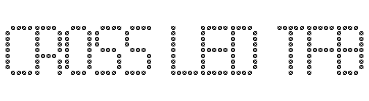 Cross led tfb Font