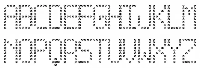 Cross led tfb Schriftart Groß