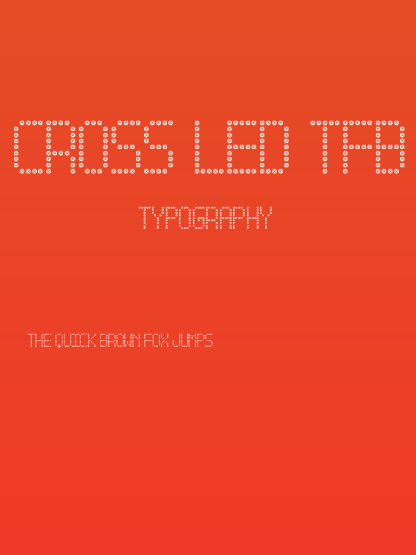 Cross led tfb Poster
