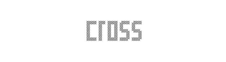 Cross Font
