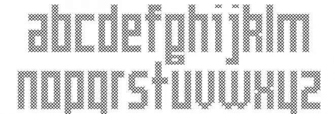 Cross フォント 大文字