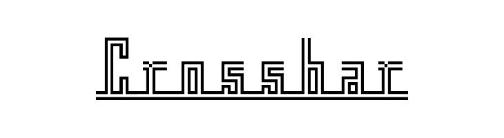 Crossbar Font