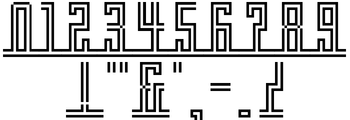 Crossbar フォント その他の文字