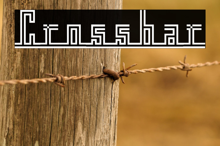 Crossbar フォント examples