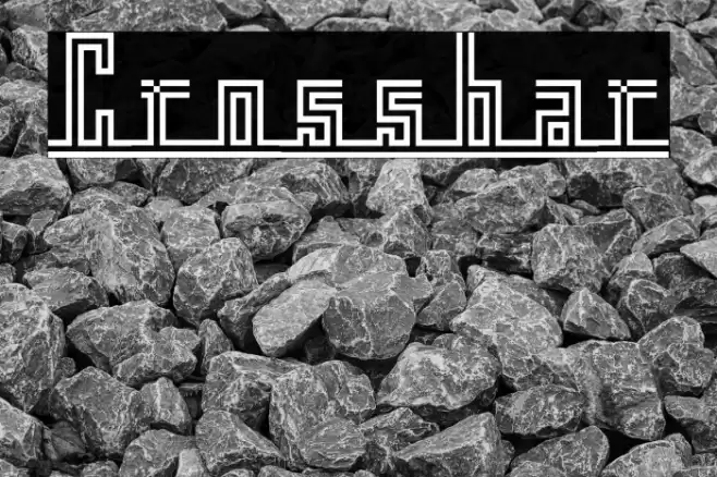 Crossbar フォント examples