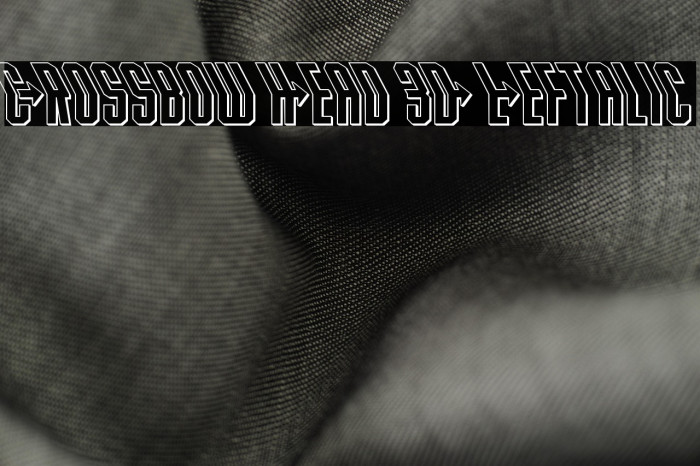 Crossbow Head 3D Leftalic Example 2