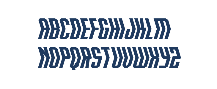 Crossbow Head Expanded Lowercase