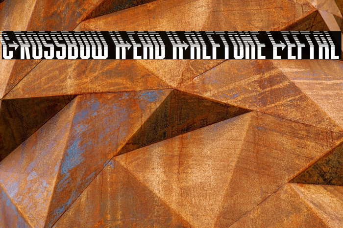 Crossbow Head Halftone Leftal Example 1