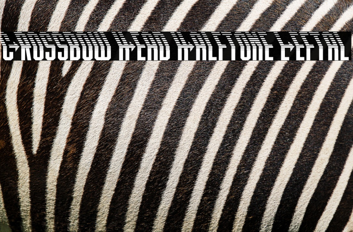 Crossbow Head Halftone Leftal Example 2