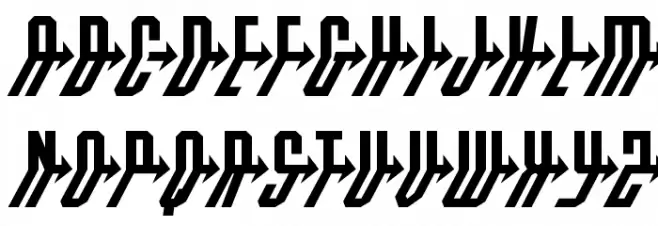 Crossbow Head Italic Polices MAJUSCULES