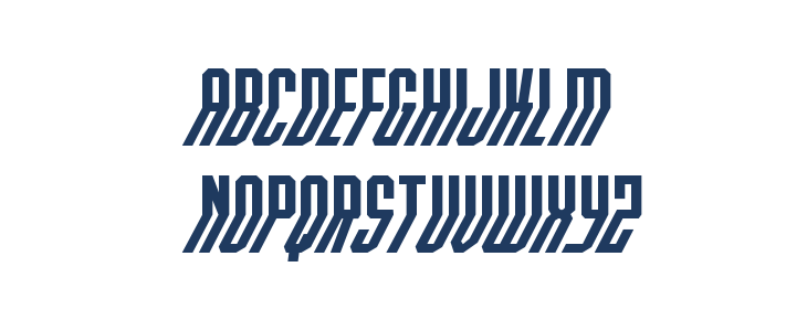Crossbow Head Italic Lowercase