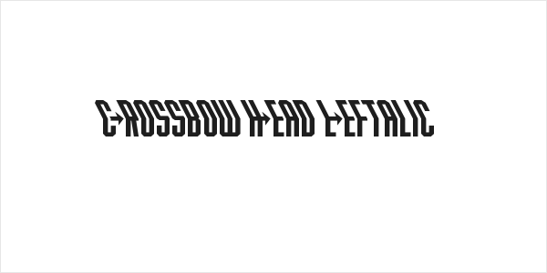Crossbow Head Leftalic Logo