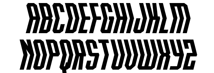 Crossbow Head Font LOWERCASE
