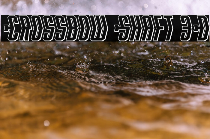 Crossbow Shaft 3D Example 3