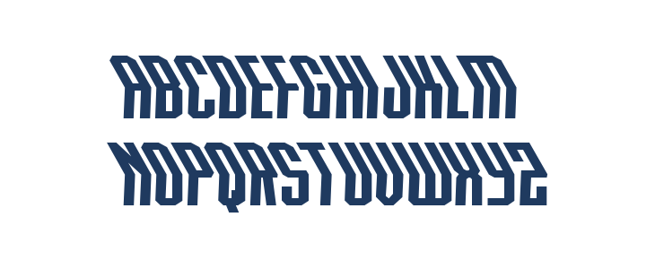 Crossbow Shaft Expanded Leftal Lowercase