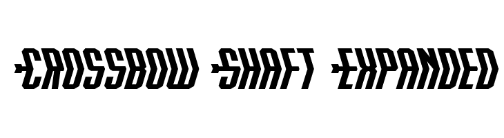 Crossbow Shaft Expanded  Скачать бесплатные шрифты