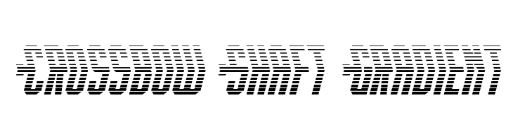 Crossbow Shaft Gradient  font caratteri gratis