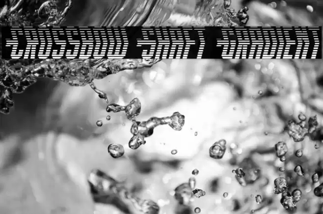 Crossbow Shaft Gradient Font examples