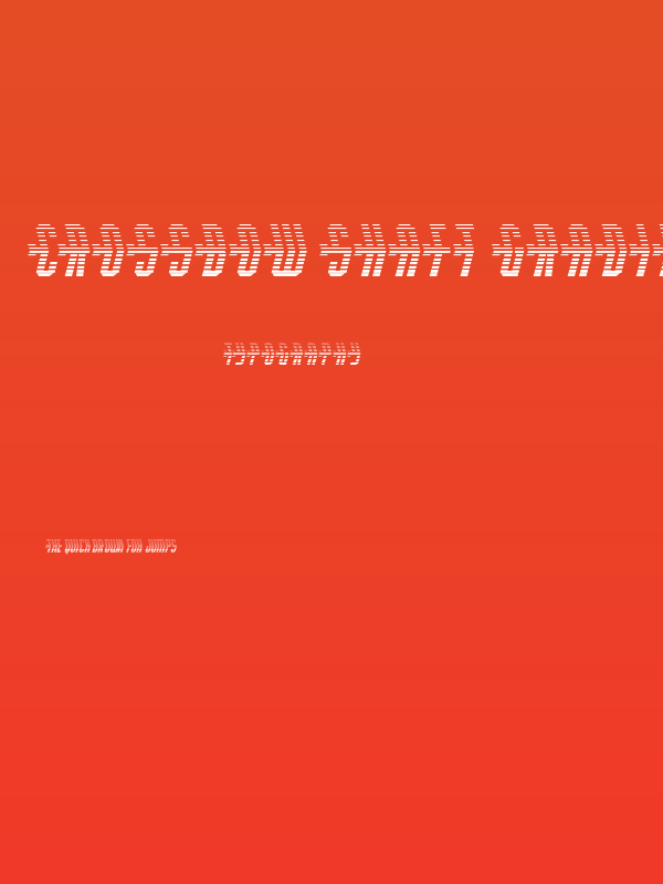 Crossbow Shaft Gradient Poster