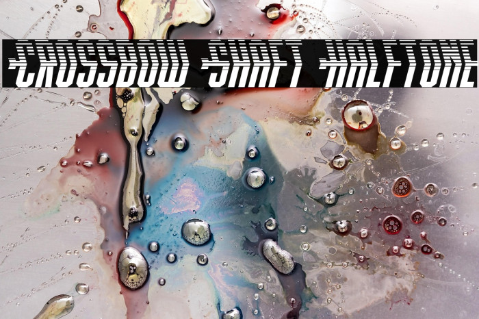 Crossbow Shaft Halftone Example 1