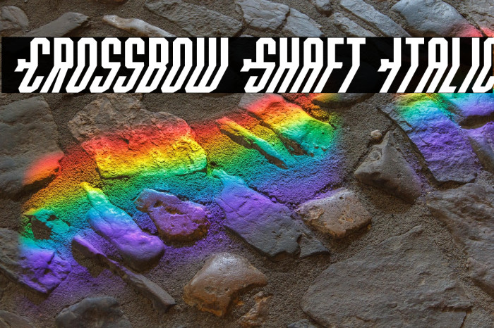 Crossbow Shaft Italic Example 2